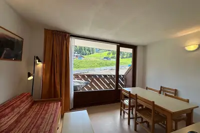 Image de Appartement cosy 1 chambre, balcon au sud, casier Ă skis