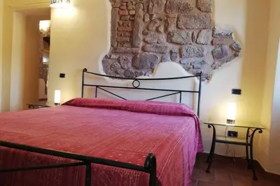 Tuscan Maremma: house in the medieval village of Roccatederighi.