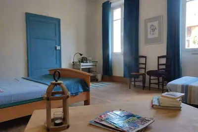 Image de Chambre bleue - 1er étage - à 5 minutes du cœur de ville