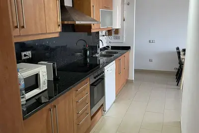 Very bright penthouse with pool. Special families.