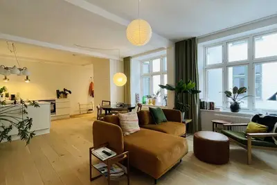 Image de Appartement à Copenhague avec 2 chambres à coucher, 4 couchages