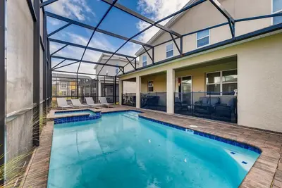 Last Minute Disney Getaway! Private Pool, Hot Tub & Game Room. Book Now! #43343