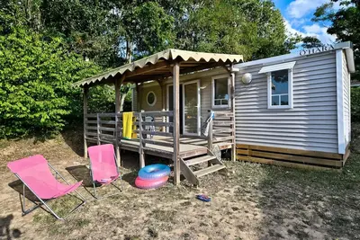 Image de Mobil home Confort 23\/27m² - 2 chambres - terrasse couverte + Tv 4 personnes