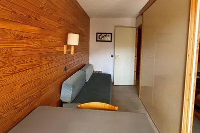 Image de Studio fonctionnel au pied des pistes avec balcon, animaux admis