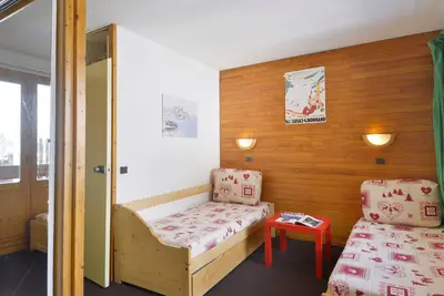 Image de Studio 4 pers, divisible, ski aux pieds, balcon, animaux admis
