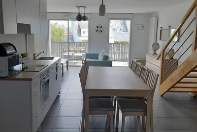 Image de Appartement duplex 90 m², plein centre, 50 m de la plage