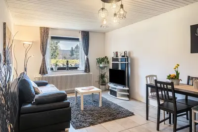 Image de Appartement \"Ferreira's Ferienwohnung\" avec vue sur les montagnes, jardin partagé et Wi-Fi.