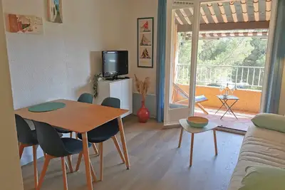 Image de Paisible T1 bis 4 pers, terrasse, plage Ă pied