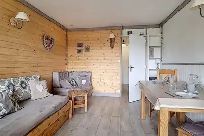 Image de Studio moderne · 2 pers · Balcon Sud · Proximité Ski
