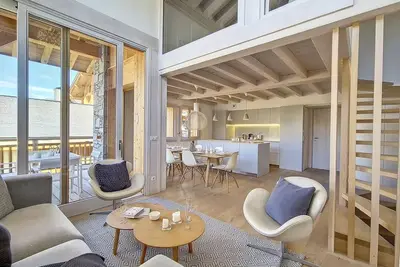 Image de Chalet au pied des pistes avec sauna, cheminée, parking couvert et Wifi - Saint Martin de Belleville