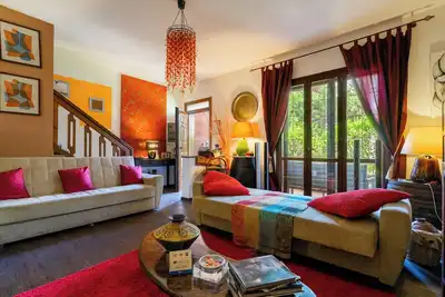 Image de Maison de vacances 'Appartamento Sottosopra' avec jardin, A/C et Wi-Fi