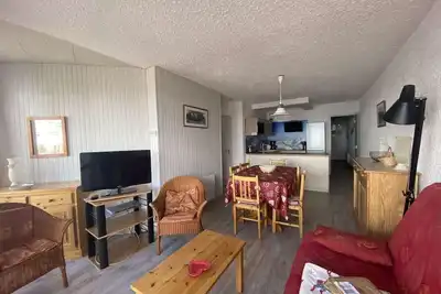Image de 200m du centre station, 4ème étage, balcon, télévision, casier à ski, 54m², Les 2 Alpes
