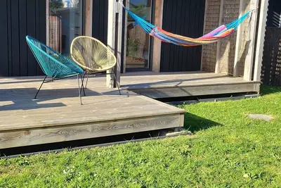 Image de La maison de vacances en bois Ă 250 m de la plage/mer - Bretagne