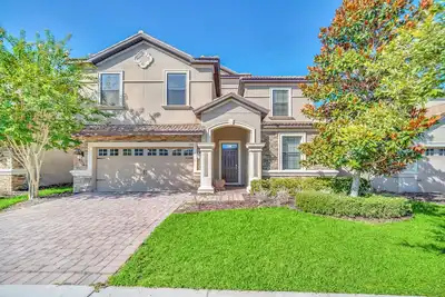 Image de 8 Bed 5 Bath Home with Private Screened-In Pool, Kids Bedrooms, Games Ev1490