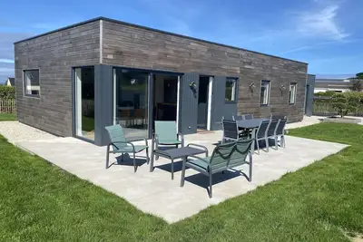 Image de Maison Ker Melen en bois de plain-pied à 5 min des plages (Finistère, Bretagne)
