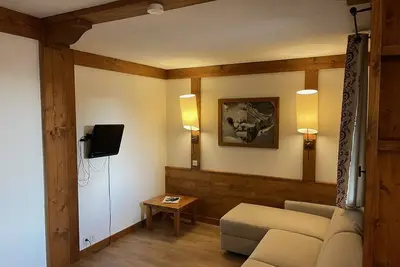 Image de Studio cosy à deux pas des pistes avec balcon et casier à skis