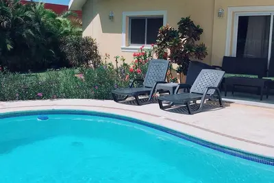 Villa di 3 stanze con piscina privata in complesso di lusso, trasporti gratuiti
