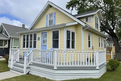 Image de Lakeview cottage, 88 ft to Lake Michigan, 2 bikes🚲