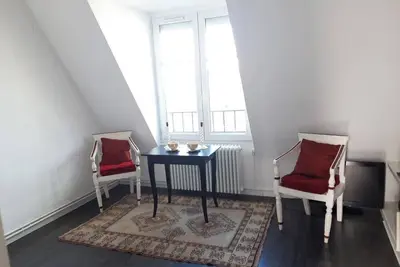 Image de Studio cosy et charmant avec vue dégagée