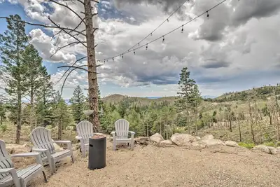 14 Mi to Ski Apache: Mountaintop Cabin w\/ View