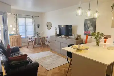 Image de Lovely one bedroom apartment w balcony & wifi easy walk fm Palais & beaches - 109