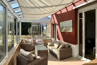 Image de Maison classée 3* avec vue mer, jardin et terrasse