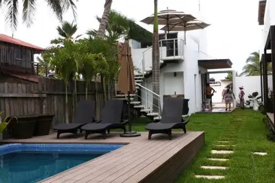 Image de Luxurious Surf Resort in Pascuales Mexico - Room #5 Private - On the Beach