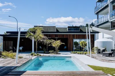 Image de Stunning penthouse apartment in the Oceanview Apartments complex in Tahunanui