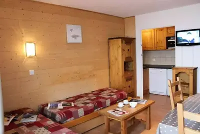 Image de Val Thorens 2 Pieces 4 Personnes Face Au Sud Et Aux Pistes