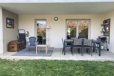 Image de pretty apartment T3 63 m² Pmr on the ground floor garden terrace \"promotion\"