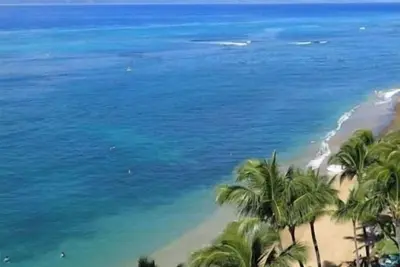 Image de Studio Has It All Ac Sandy Beach 180 degree Ocean Front View! !