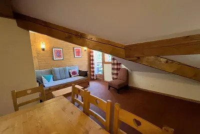 Appartement spacieux à Lanslebourg pour 8 pers, 3 chambres, parking, wifi