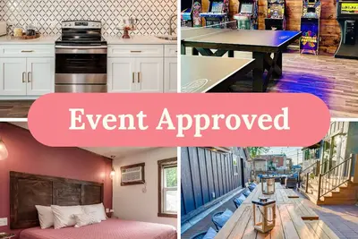 Event-Approved | Sleeps 24, Hosts 40 | Arcade & Game Room