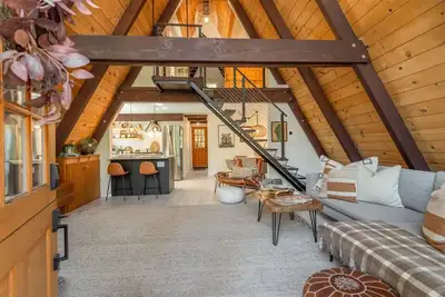 Mid Century Modern Cabin - The Tahoe A-Frame