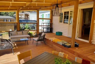 Image de Charmant Mobile-home 6 personnes sur terrain privé à 200 m de la plage