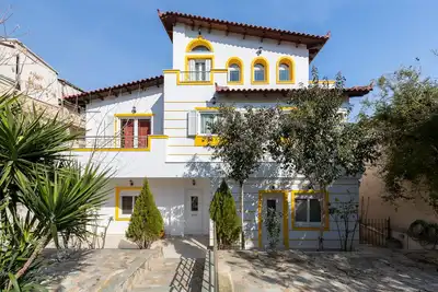 Image de Appartement \"Golden Seaside House number 2\" avec vue sur la mer, jardin et Wi-Fi.