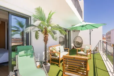Image de Confortable appartement pour 4 personnes avec Wifi, climatisation, piscine, Tv, terrasse et parking