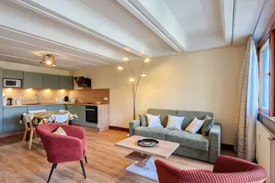 Image de Appartement rénové à Flaine Forum – 6 pers. – Proche pistes et commerces – Balcon orienté Ouest