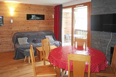 Image de Appart rénové 8 pers avec piscine, jacuzzi et sauna aux Orres