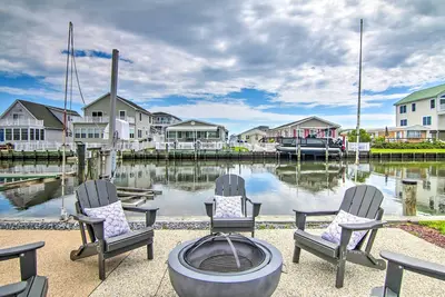 Image de Fire Pit + Views: Canal-Front Fenwick Island Home
