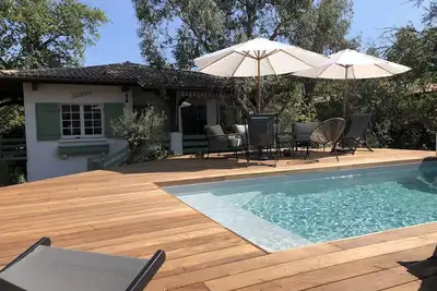 Image de Villa Arcachon\/Abatilles piscine \/ Lisière foret