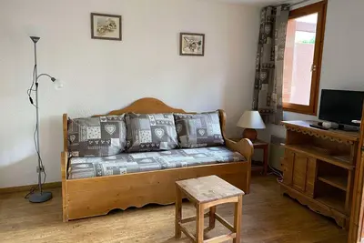 Image de Studio cabine pour 4 personnes avec balcon et Wifi à Valloire