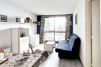 Image de Studio fonctionnel au pied des pistes avec accès piscine