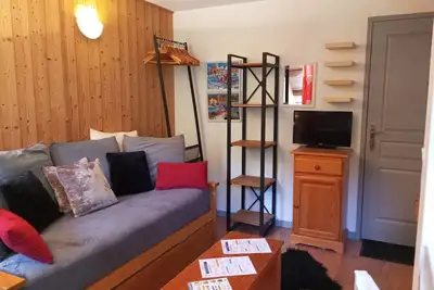 Image de Studio confort 2 pers. avec piscine, sauna et parking à Valloire