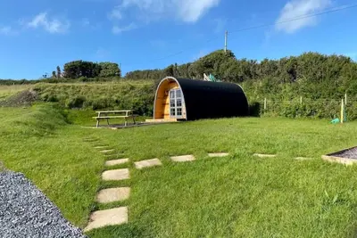 Poole farm pods, Ruby 2 lodge.