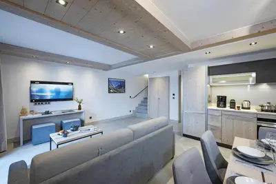 Image de Wifi, remise en forme, piscine, balcon, parking, télévision, casier à ski, 75m², Le Grand Bornand