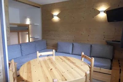 Image de Studio confort 22m², skis aux pieds, balcon, Wifi gratuit, 3/4 pers