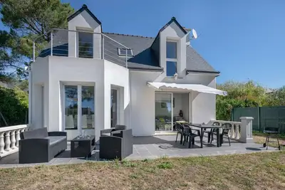 Image de Maison 6 personnes avec accès privé à la plage