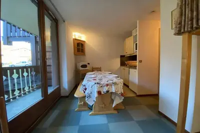 Image de 1er étage, balcon, télévision, casier à ski, 24m², Praz sur Arly