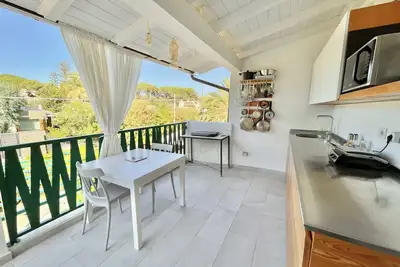 All the comforts at 300 meters from the sea